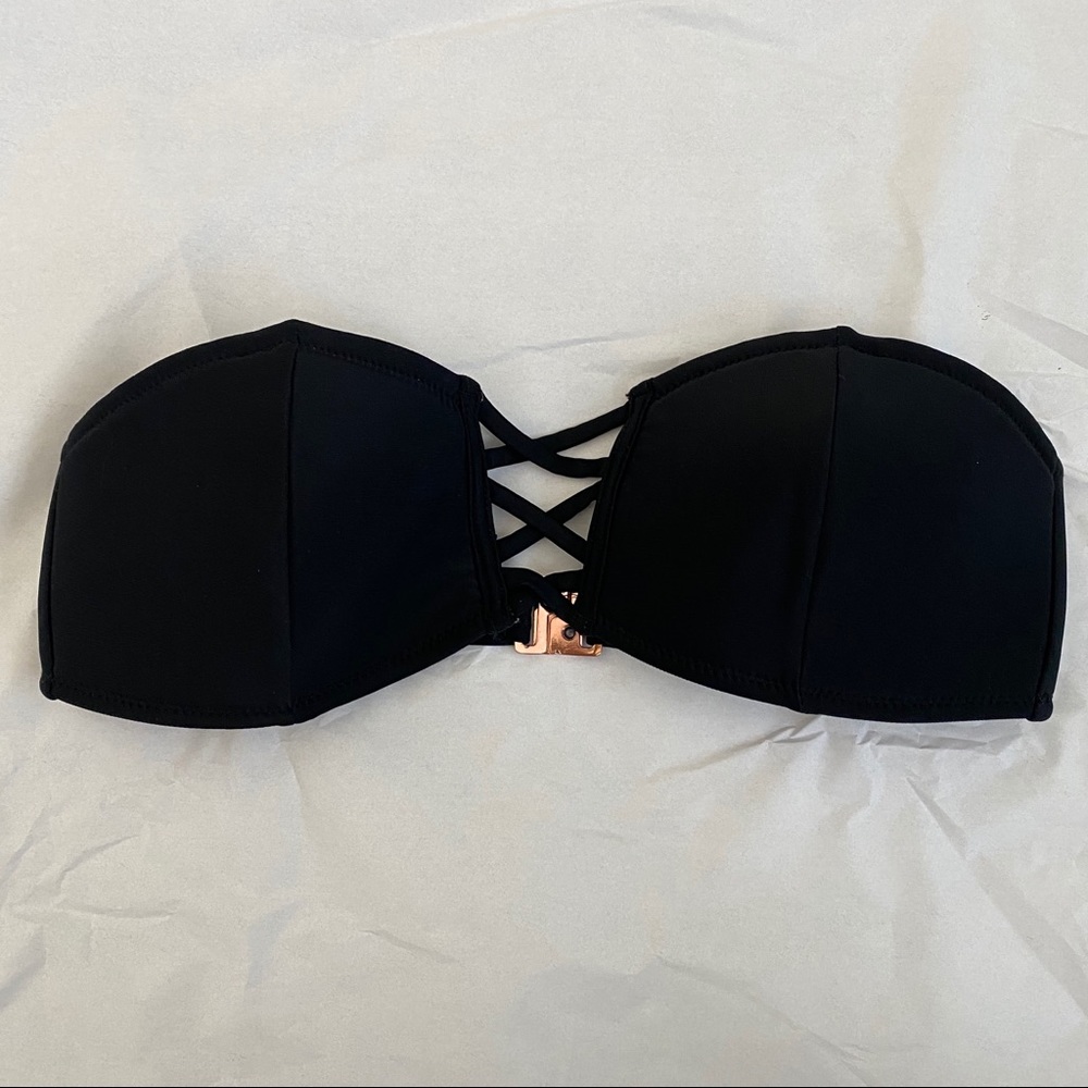 Minkpink Cross Stitch Bandeau Bikini Top